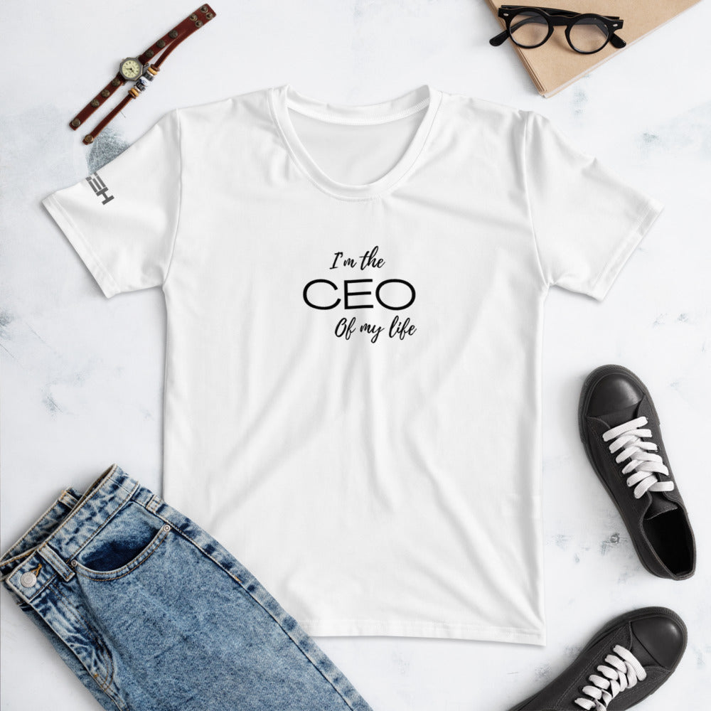 Women White CEO Tee