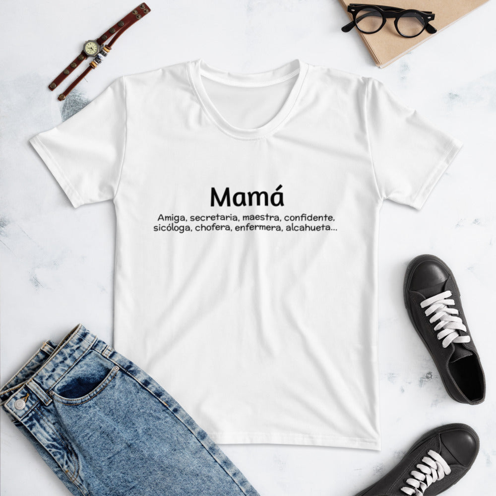 Women White Mamá Tee