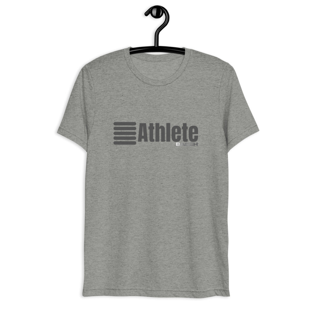 Men Athlete Tee Black and Grey