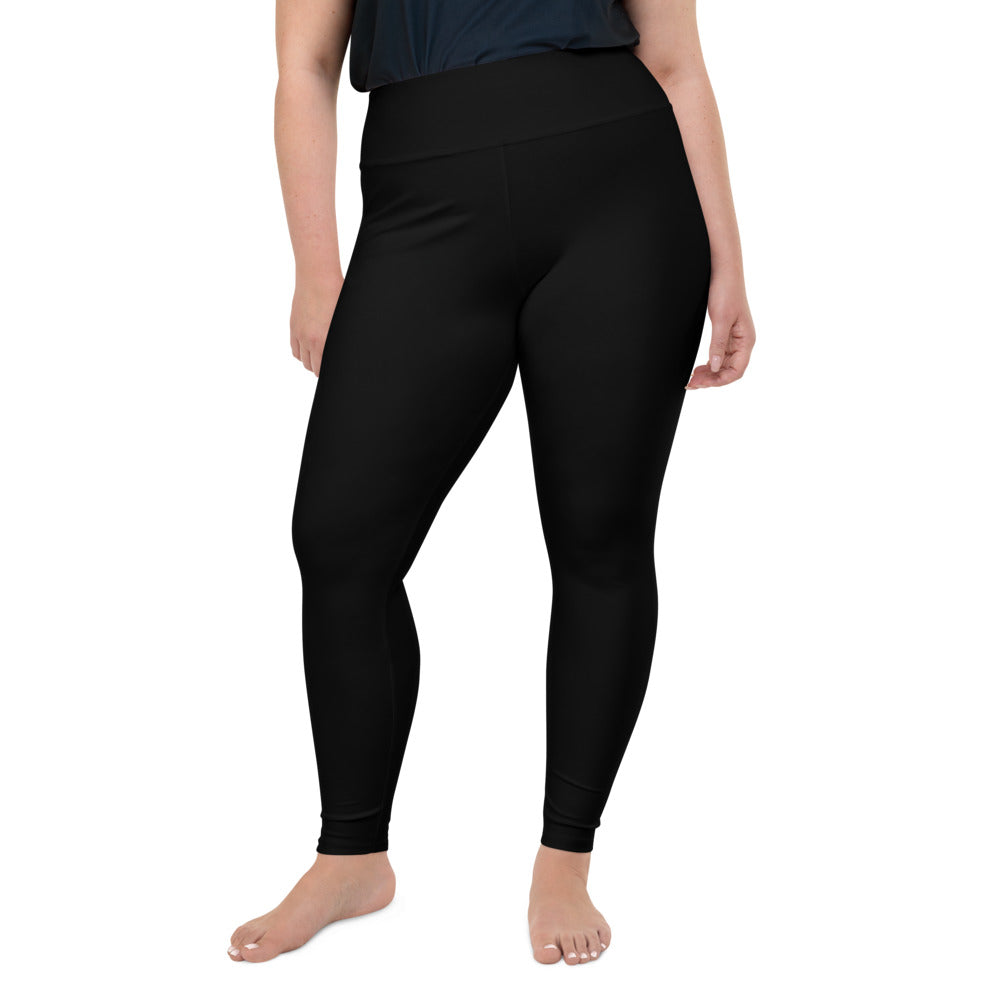 Women's Black Plus Size Long Leggings Plus Size