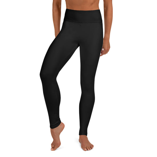 Women's Black Long High Waist Leggings