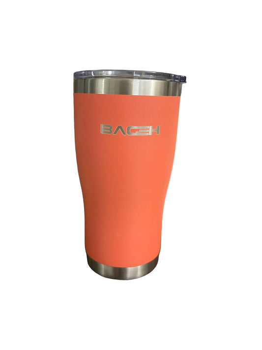 BAGEH CURVED TUMBLR 16 OZ - SALMON