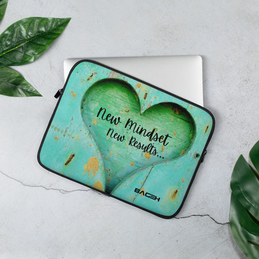 Water Resistant Laptop Sleeve New Mindset, new results Design