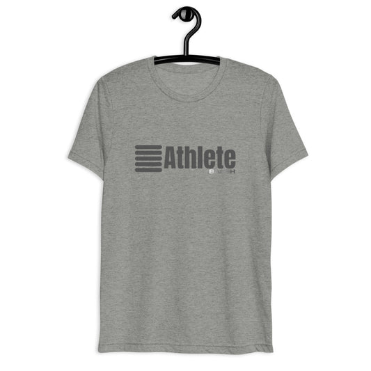 Men Athlete Tee Black and Grey